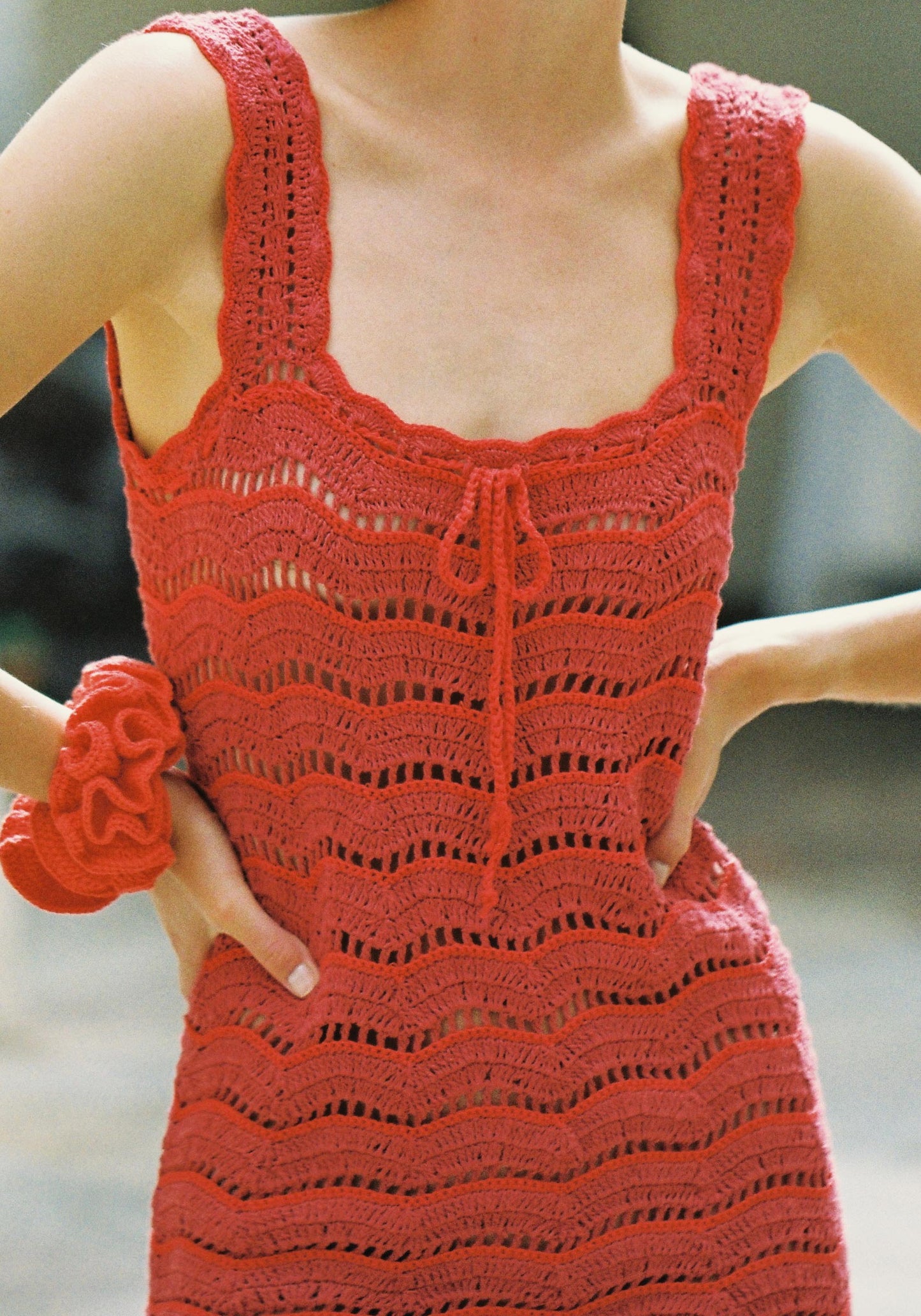 Raquel Crochet Cotton Dress